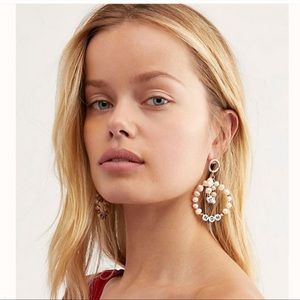 Free People MON AMIE/OUI NON Hoop Earrings